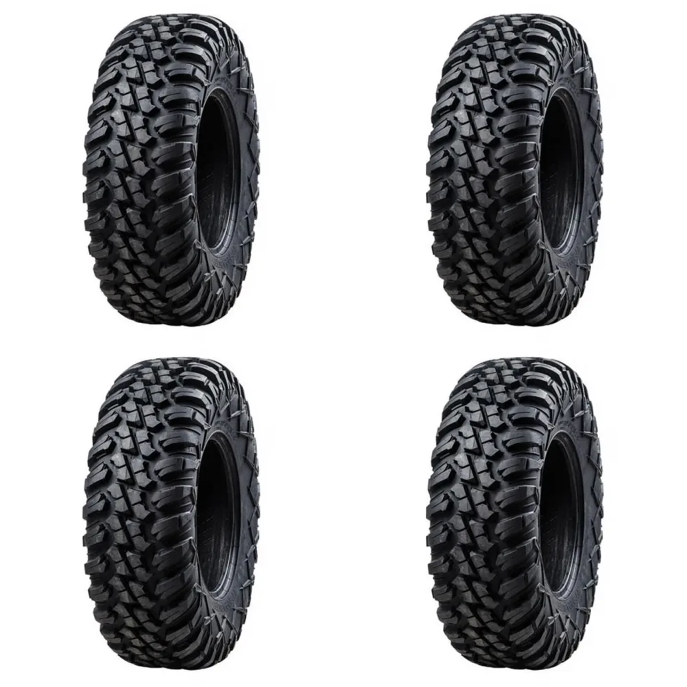 Radial Tire 4 pack 4 inch black