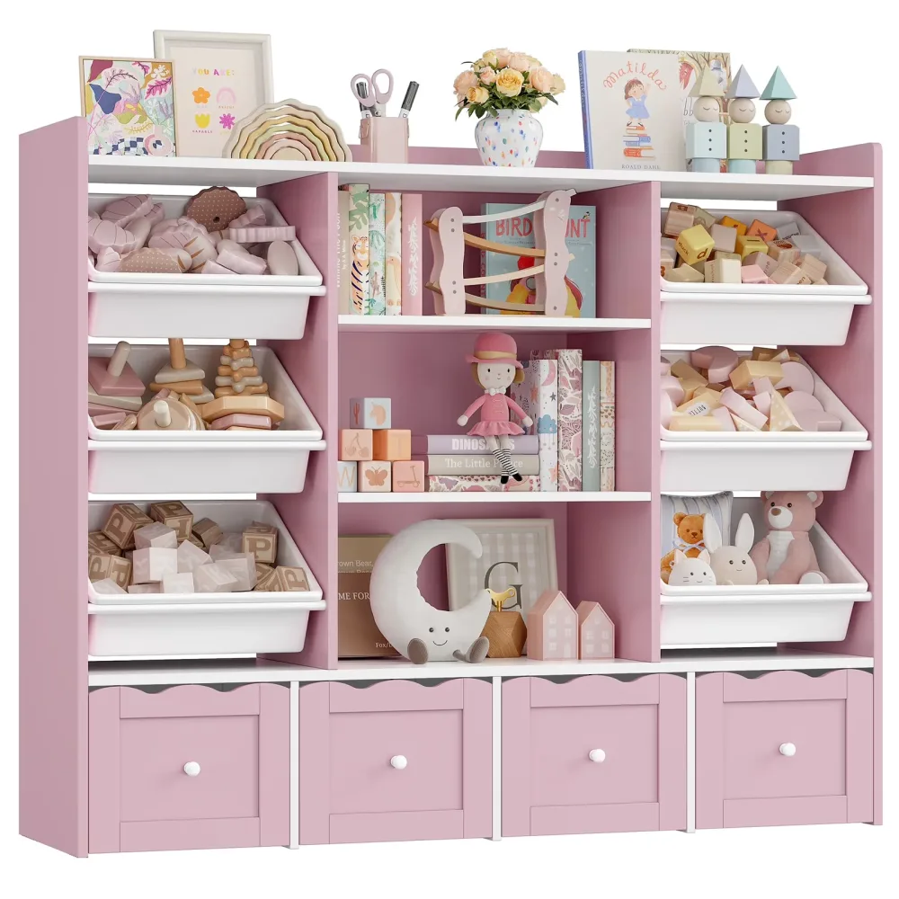 Toy Storage 55" white 2 people