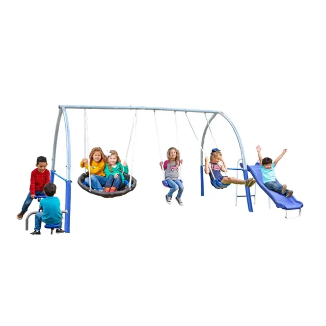 Backyard Play silver blue 80 inch