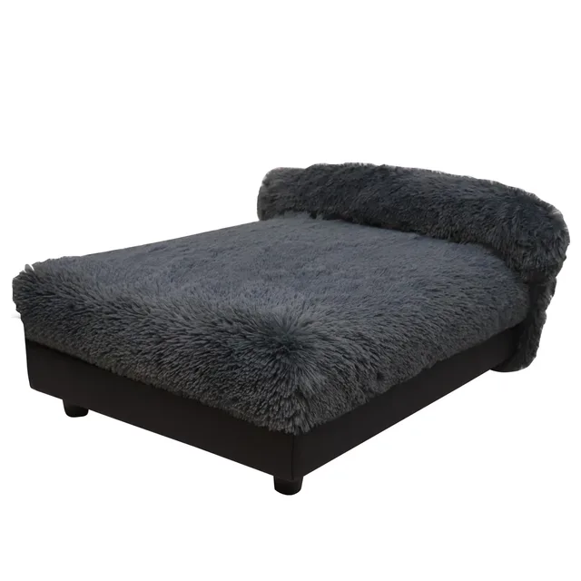 Dog Bed gray white