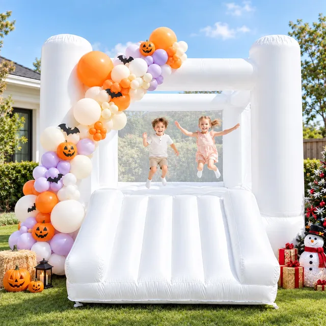 Backyard Play 11' 8' white