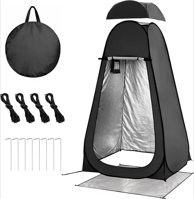 Tent 78.7" portable silver