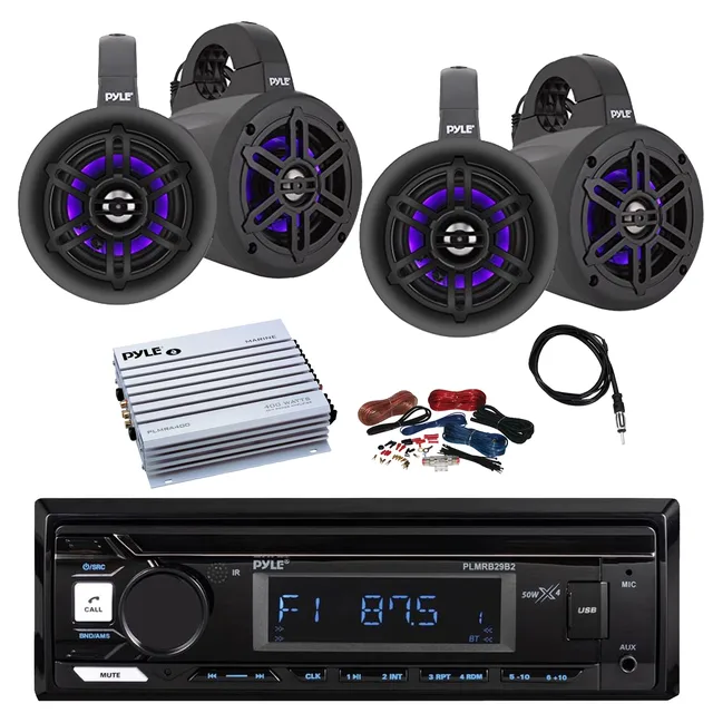 Player Stereo 4" 300w bluetooth