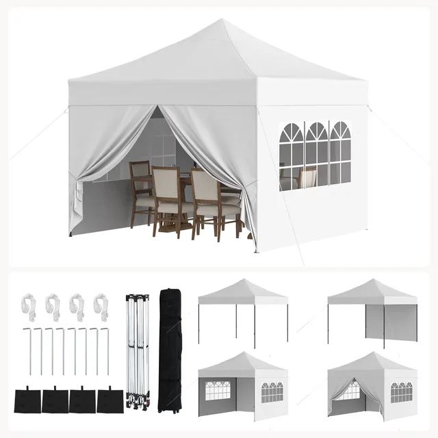 Canopy Tent 10' portable white