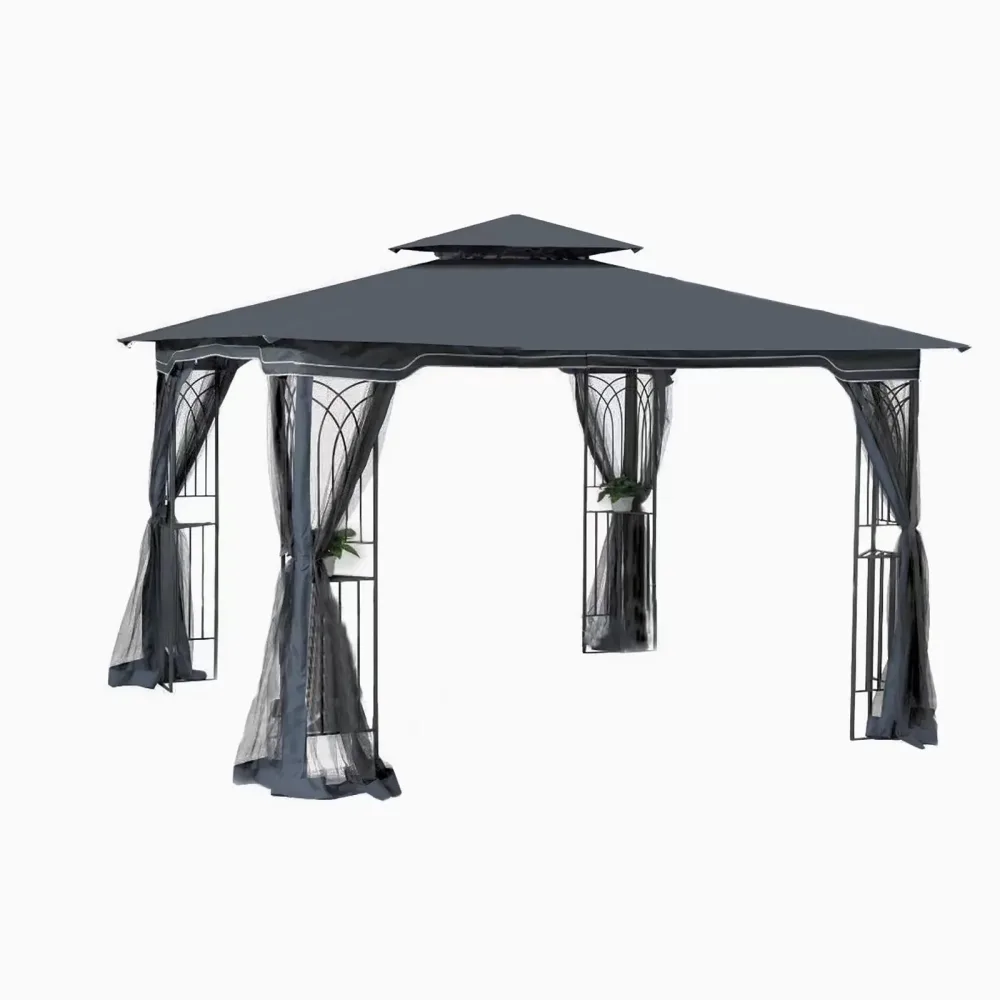 Gazebo Canopy gray 10 ft 9 ft