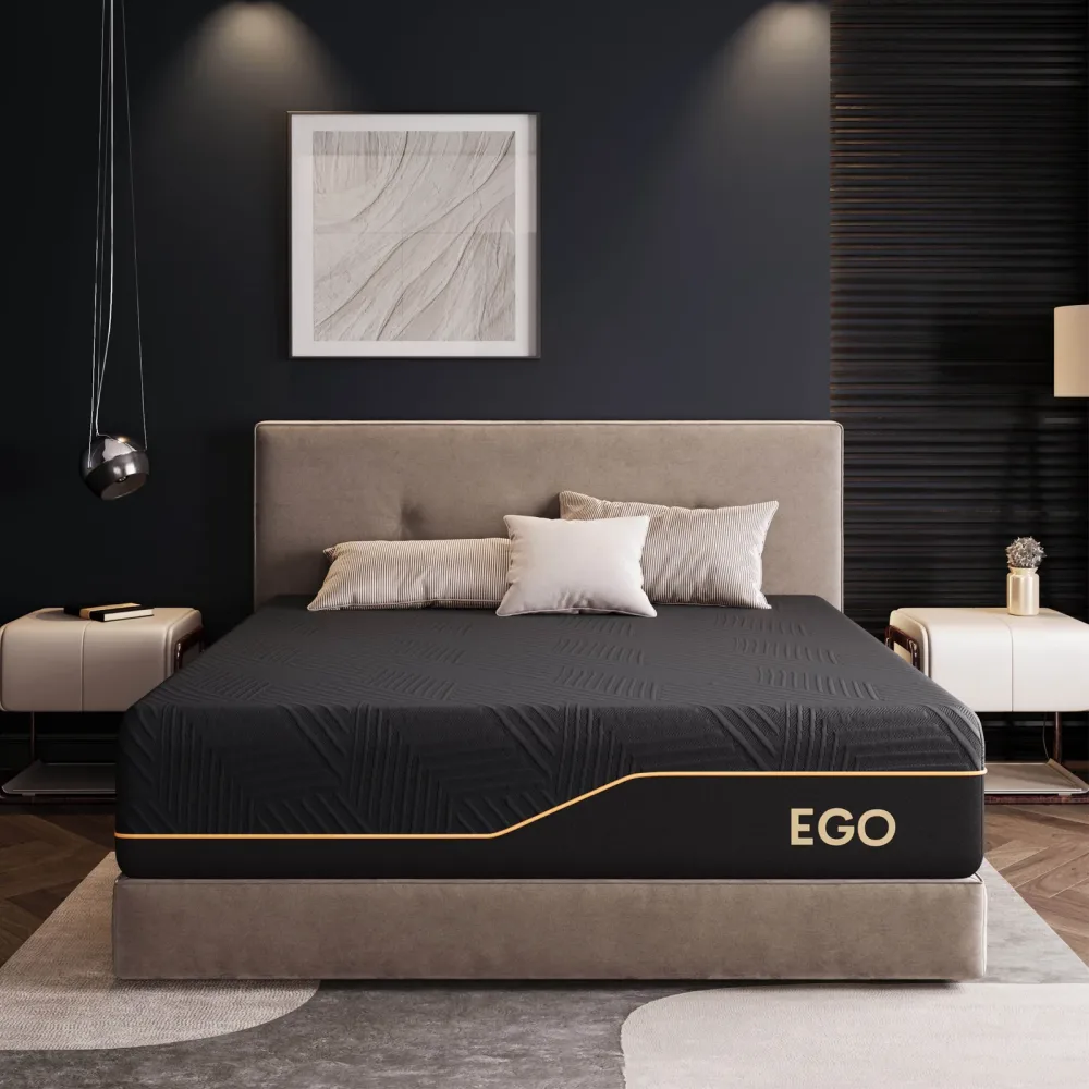 Queen Mattress 12" 14 in black