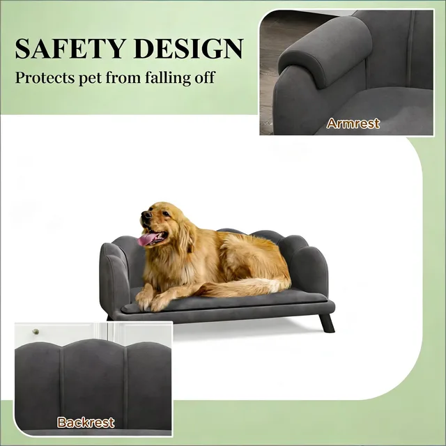 Pet Bed gray green
