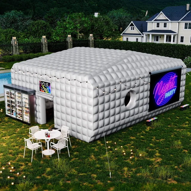 Tent white gray 14 ft