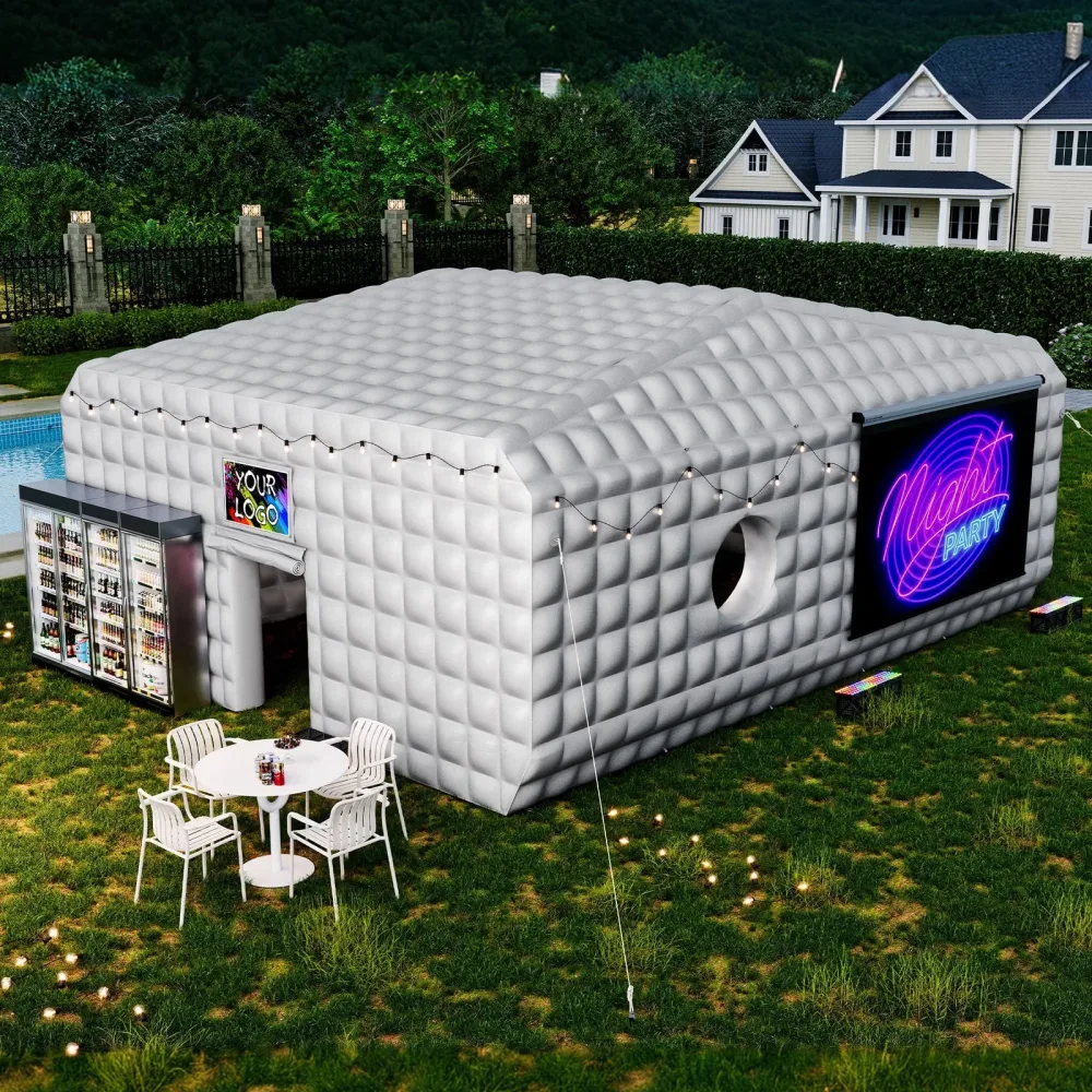 Tent white gray 14 ft