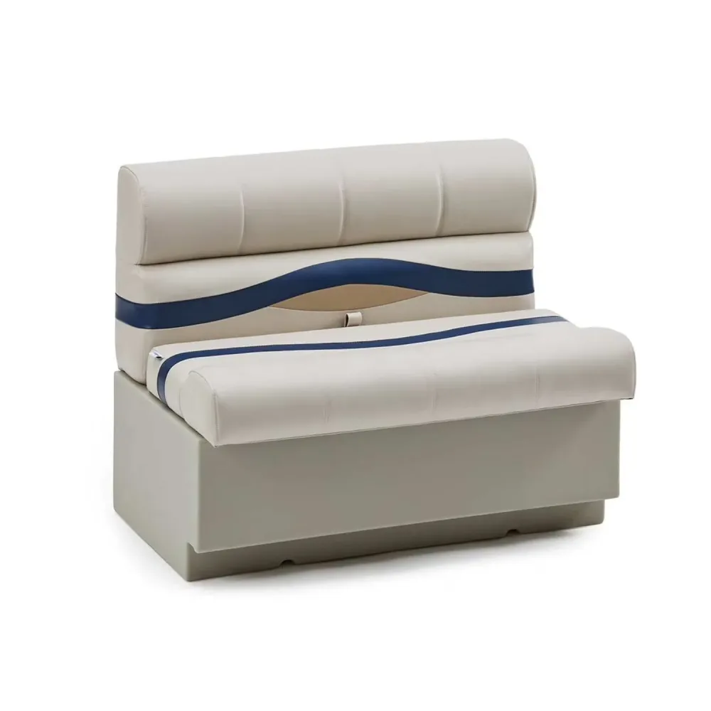 Pontoon Boat 38" blue tan