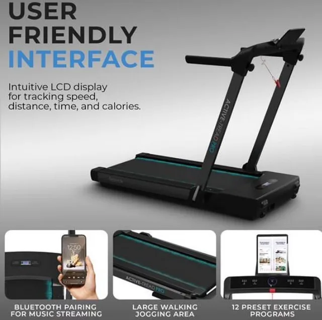 Folding Treadmill 2.5 hp led