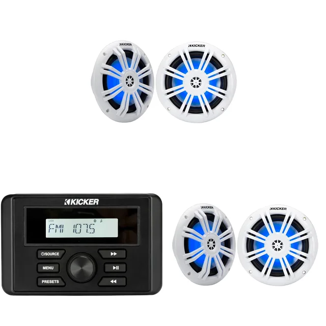 Speaker 2 pair 6.5" led
