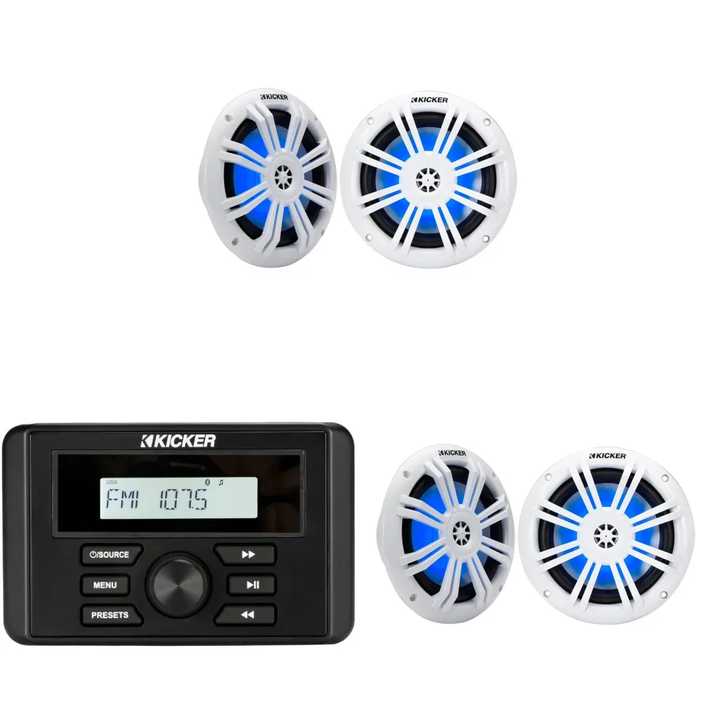 Speaker 2 pair 6.5" led