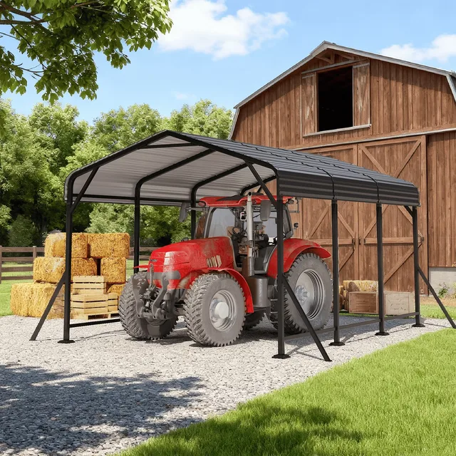 Metal Carport 15 ft 10' 15'
