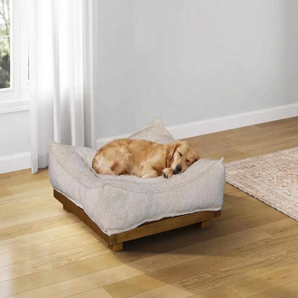 Dog Bed beige 25" 10"