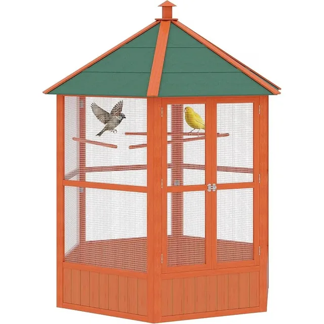 Bird Cage 44" orange