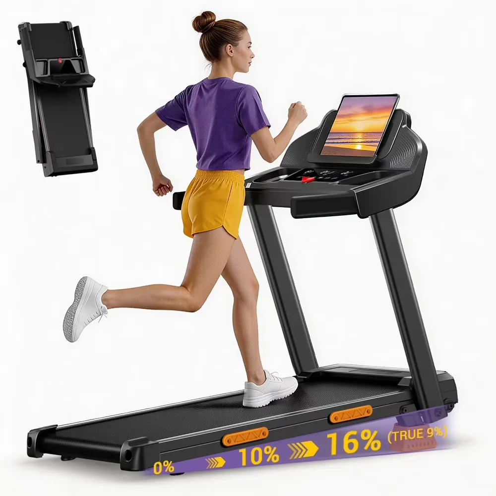 Folding Treadmill 3.0hp 330lbs