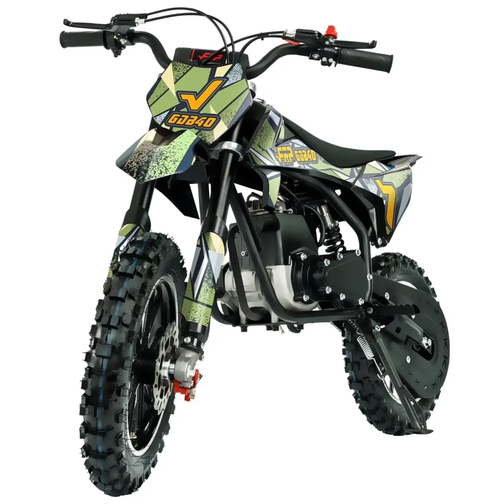 Dirt Bike 132 lbs black green