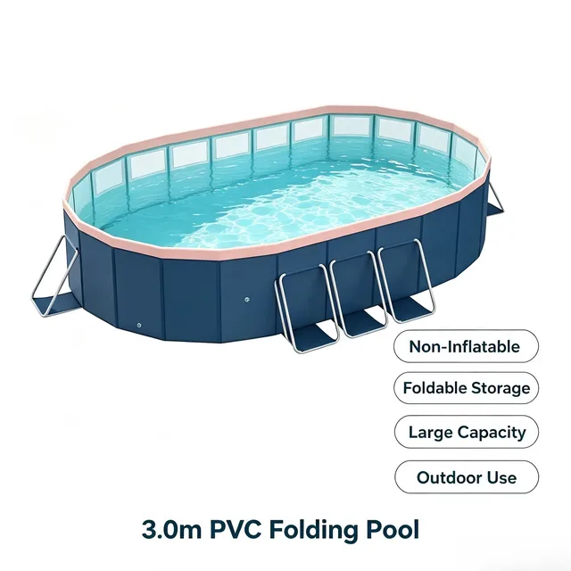 Swimming Pool foldable blue gray