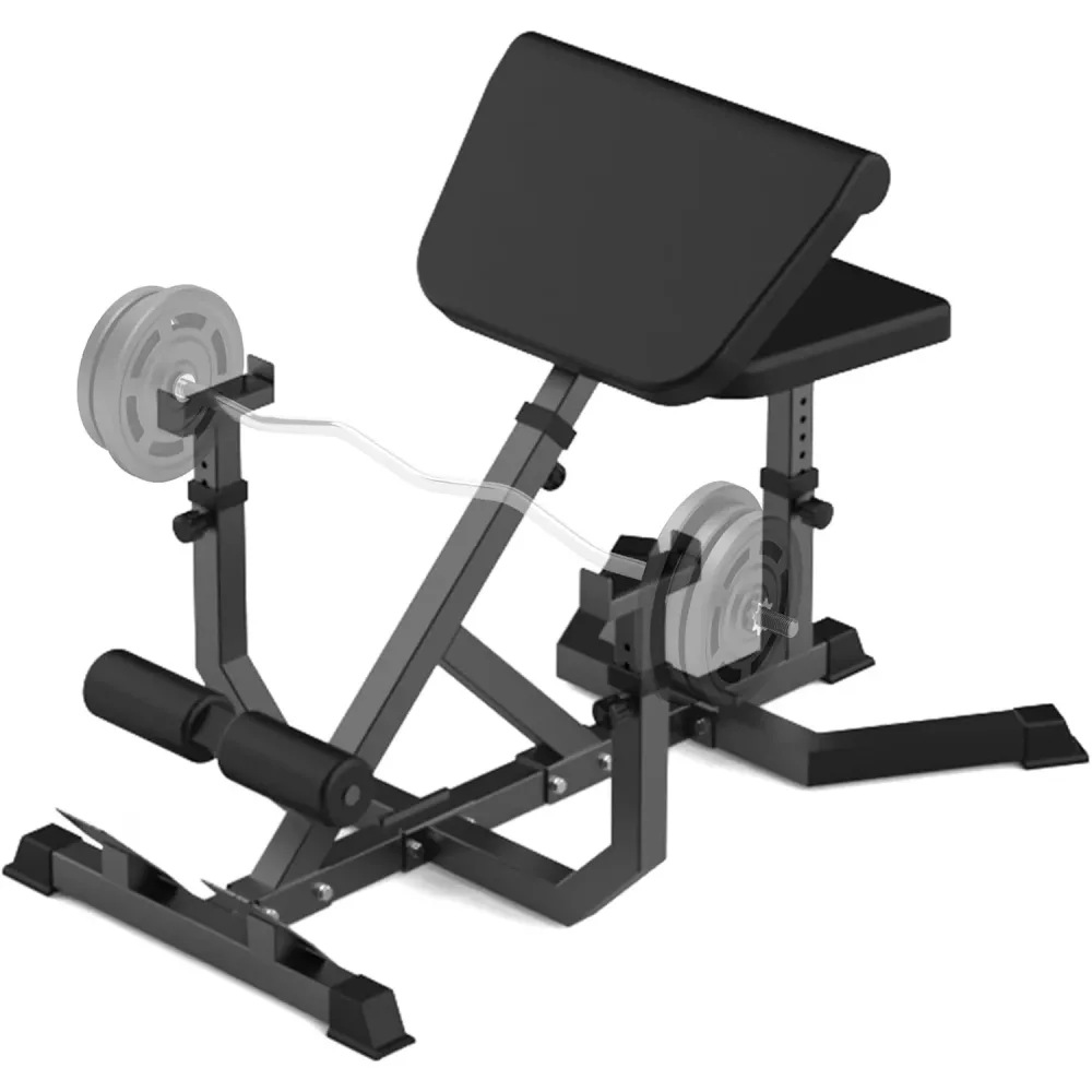 Roman Chair adjustable black 440 pounds