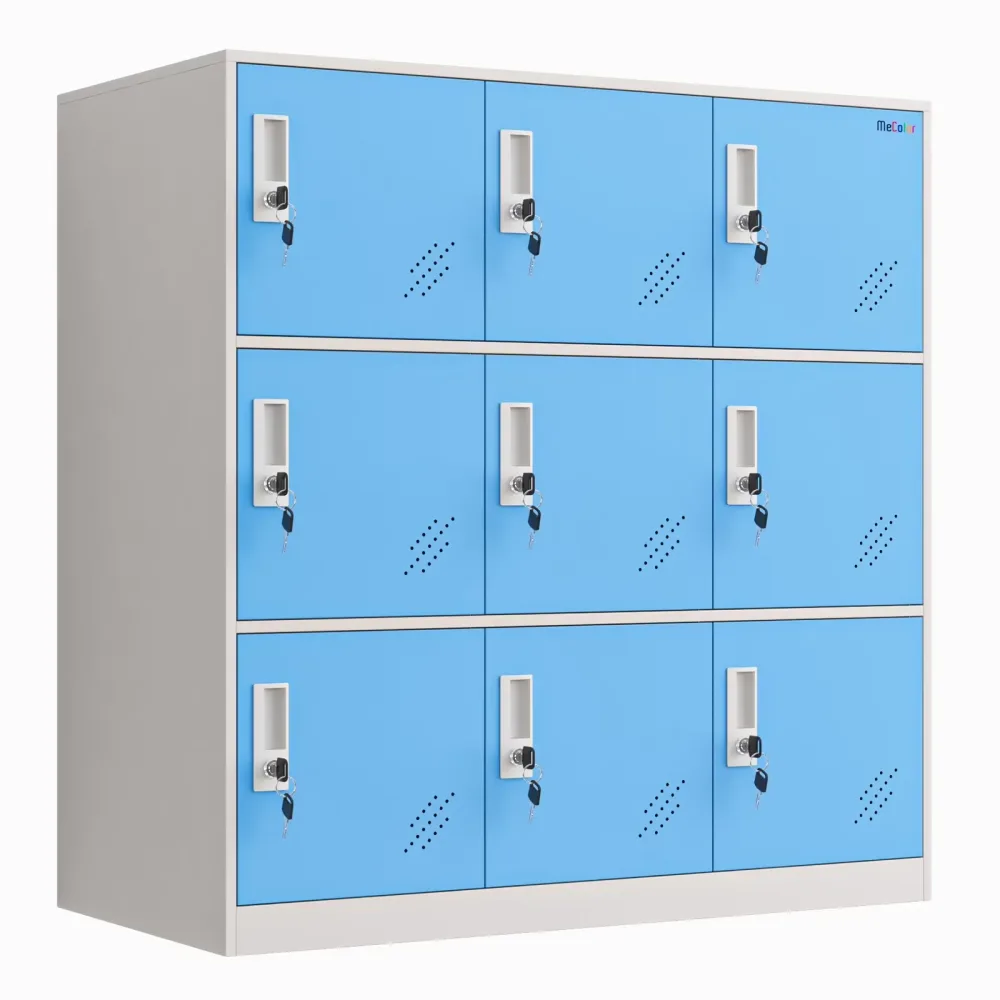 Cabinet white blue 4"