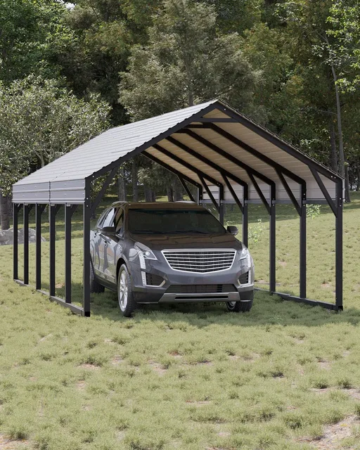 Carport 20 ft 3 people heavy-duty