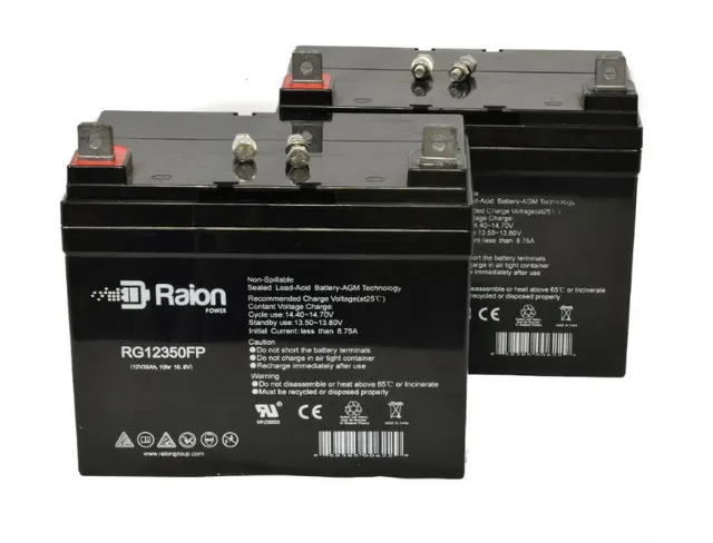 Battery 12v 2 pack rechargeable