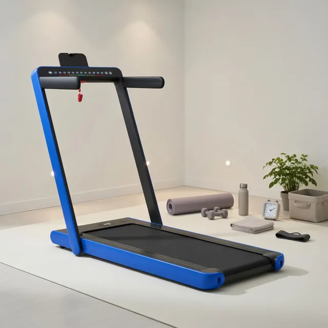 Folding Treadmill blue 2.25hp