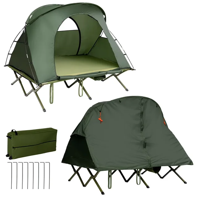 Camping Tent green 660lbs 2 persons