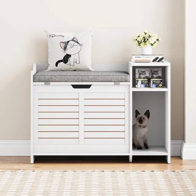 Cat Litter white 33.8" 19.6"