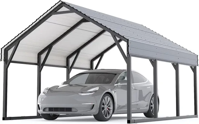 Metal Carport 10 ft 15 ft 15ft