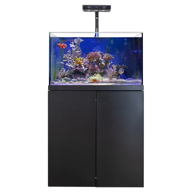 Fish Tank 90 gallon black 25 gallons