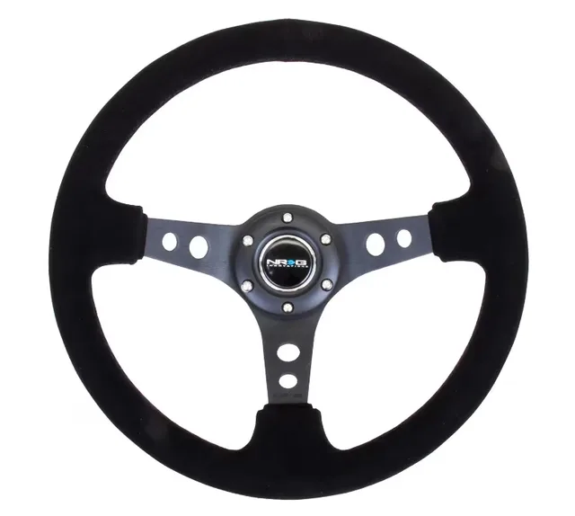 Steering Wheel 350mm 3in black
