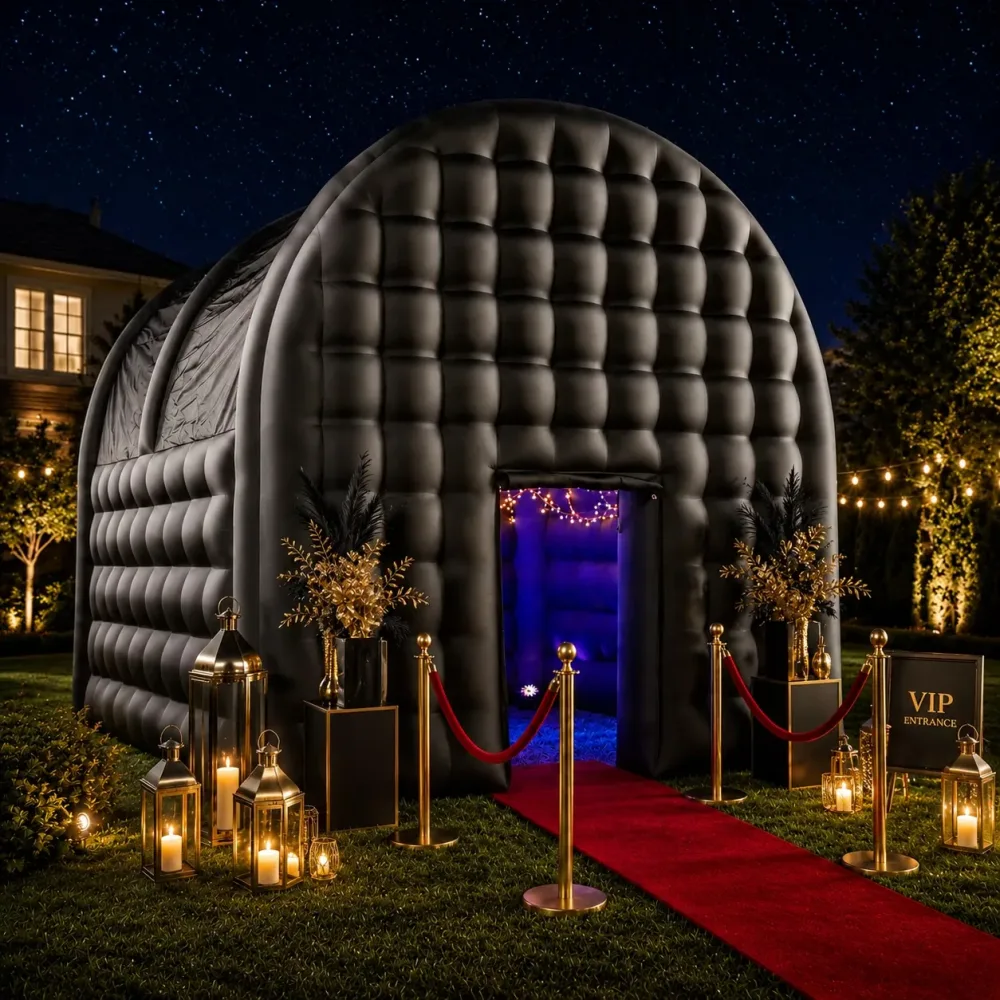 Tent led 15-20 people black