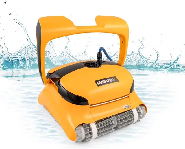 Robotic Pool 50 ft yellow