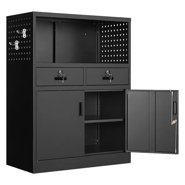 Cabinet 41.3" locking black