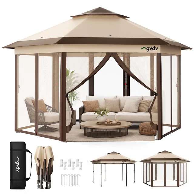 Canopy Tent brown adjustable