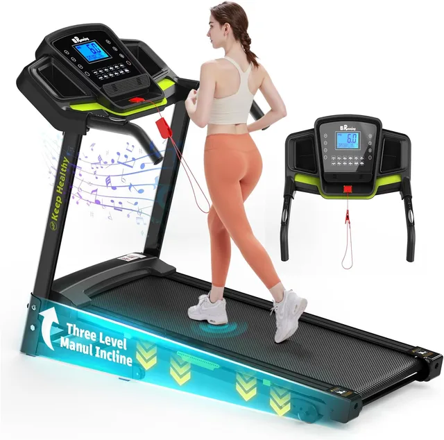 Folding Treadmill 3.5hp 330 lbs