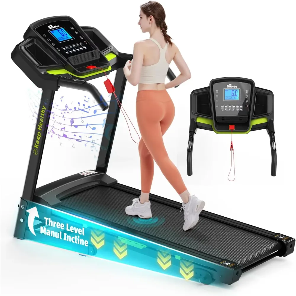Folding Treadmill 3.5hp 330 lbs