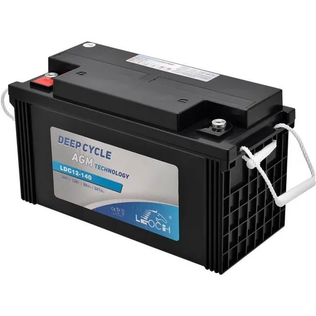 Battery 12v black 8 in
