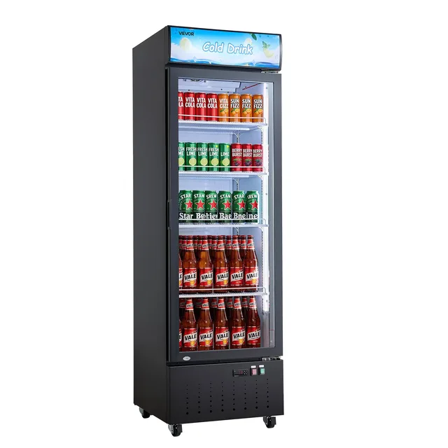 Beverage Cooler adjustable led 76.8 in