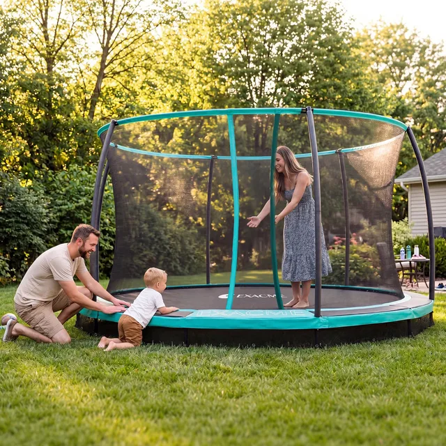 Backyard Trampoline 8ft 8 ft heavy-duty