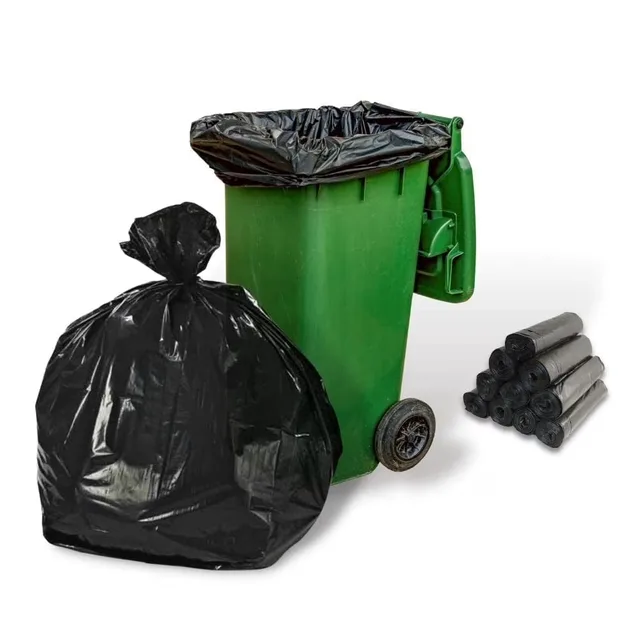 Trash Bag 40-45 gallon black 45 gallons