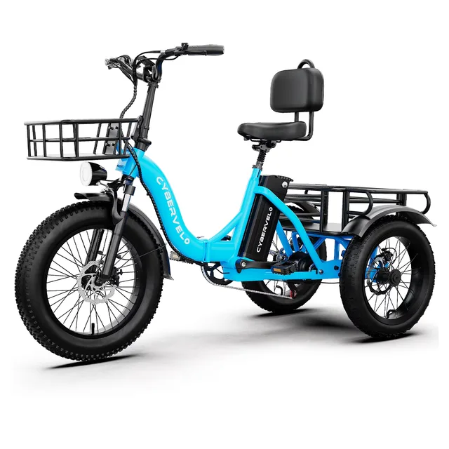 Electric Trike 750w 48v folding
