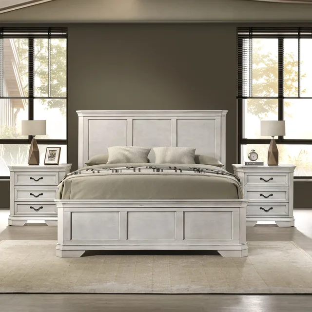 Roundhill Furniture white 85.8" 88.1"