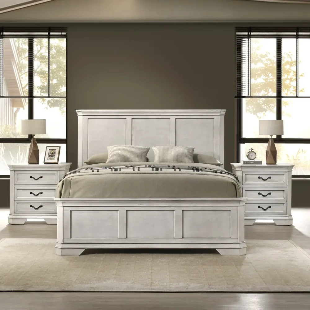Roundhill Furniture white 85.8" 88.1"