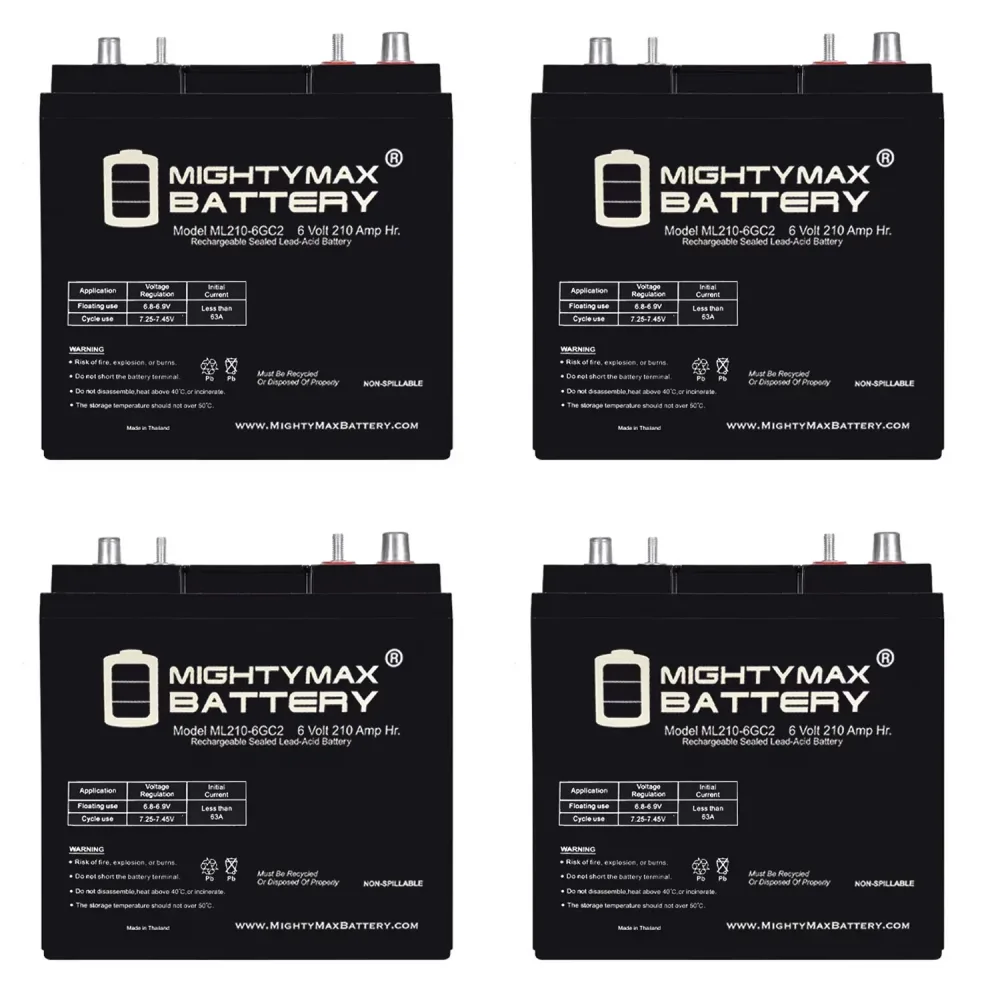 Battery 6v 4 pack 6 volt