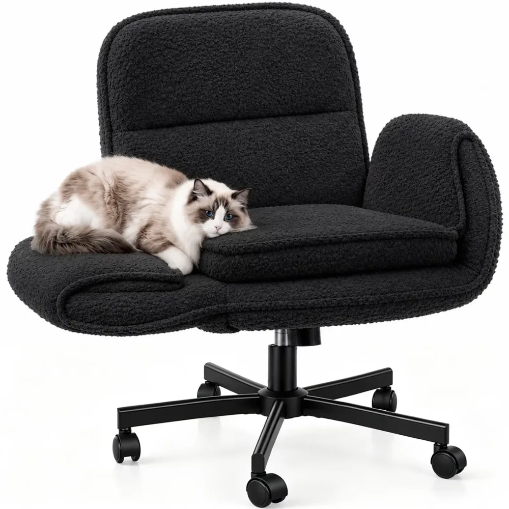 Office adjustable beige black