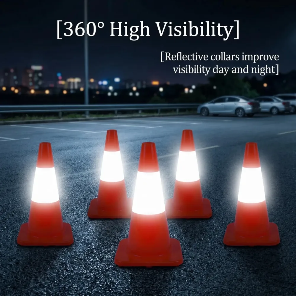 Safety Cones heavy-duty 10.8" portable