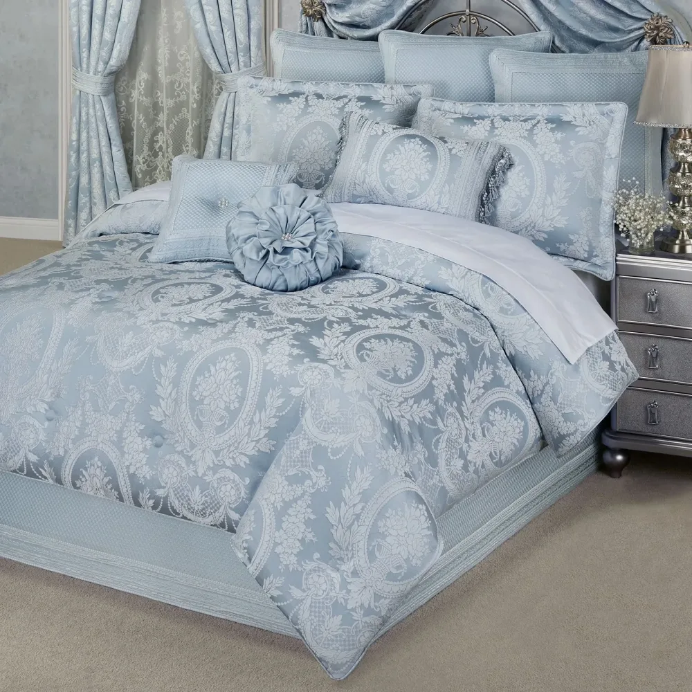 Bedding blue 15" 92"